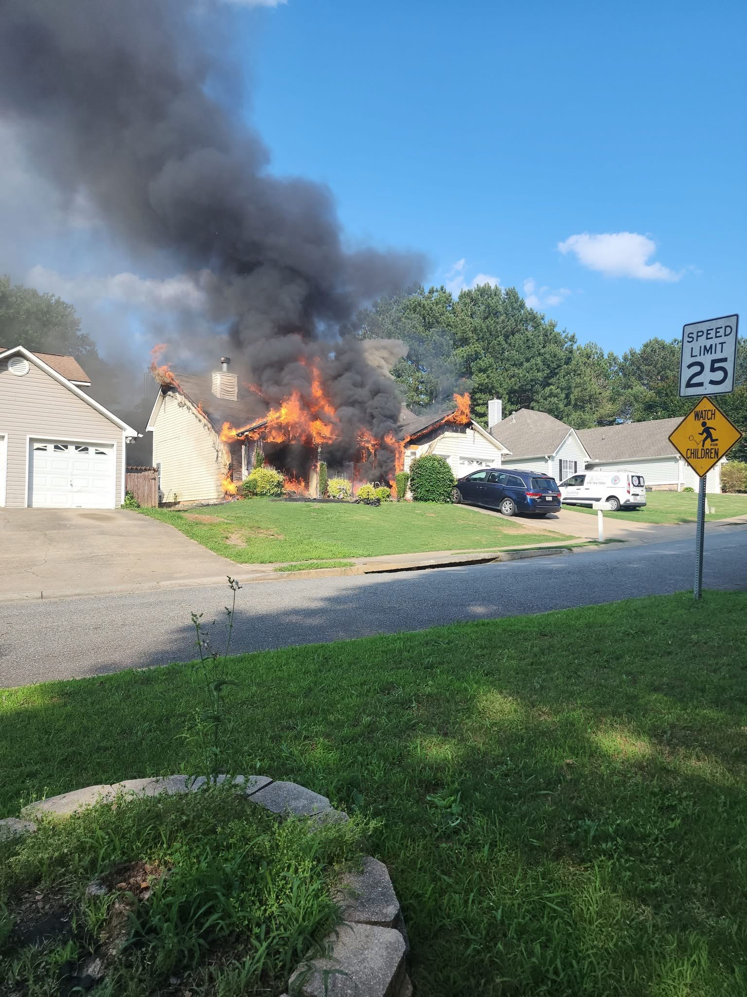 Residential Structure Fire on Hillcrest Lane Residential Structure Fire on Hillcrest Lane