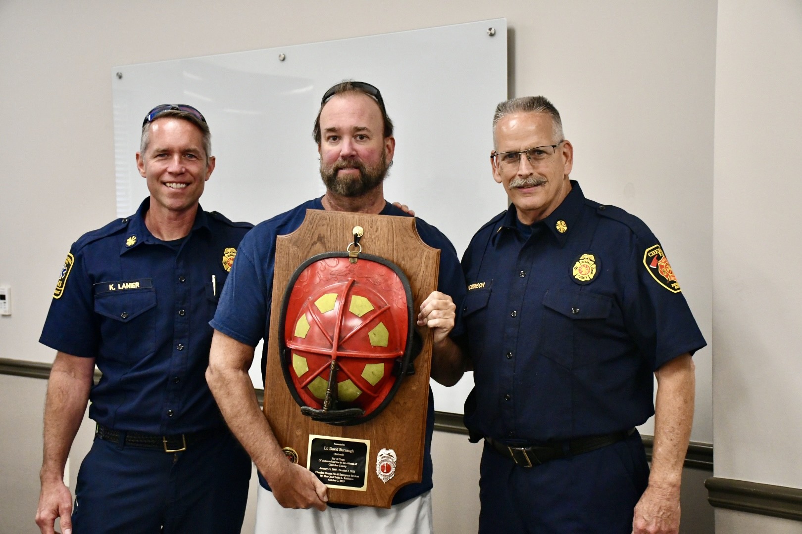 Lt. Burnaugh Honored at Retirement Ceremony After Nearly Two Decades of Service Lt. Burnaugh Honored at Retirement Ceremony After Nearly Two Decades of Service