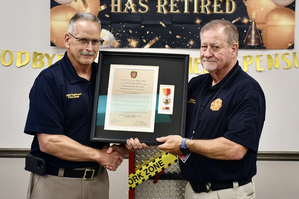 CCFES Honors Paramedic Program Director Randy Pierson on His Retirement CCFES Honors Paramedic Program Director Randy Pierson on His Retirement