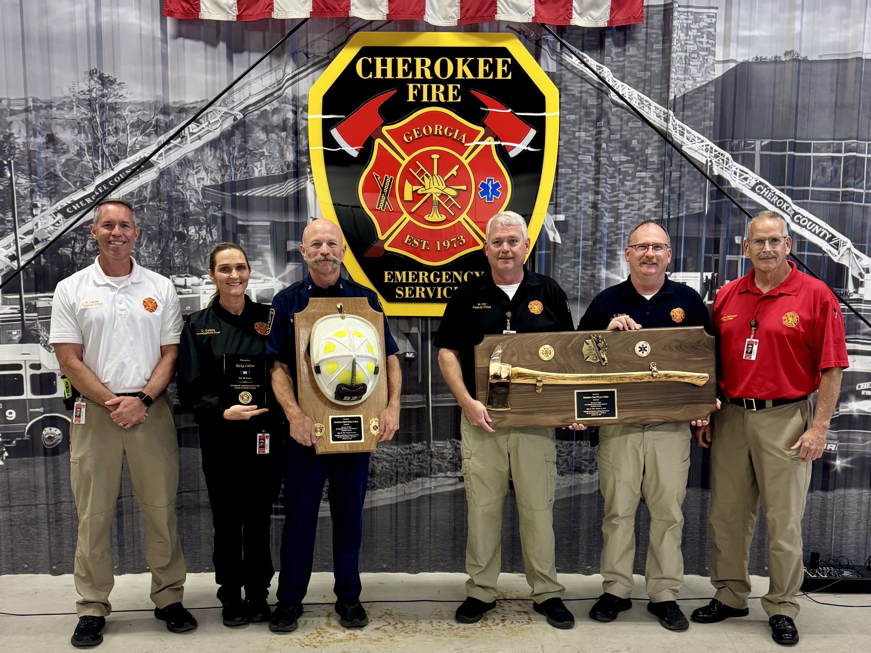 Battalion Chief Ricky Collett Retires Battalion Chief Ricky Collett Retires