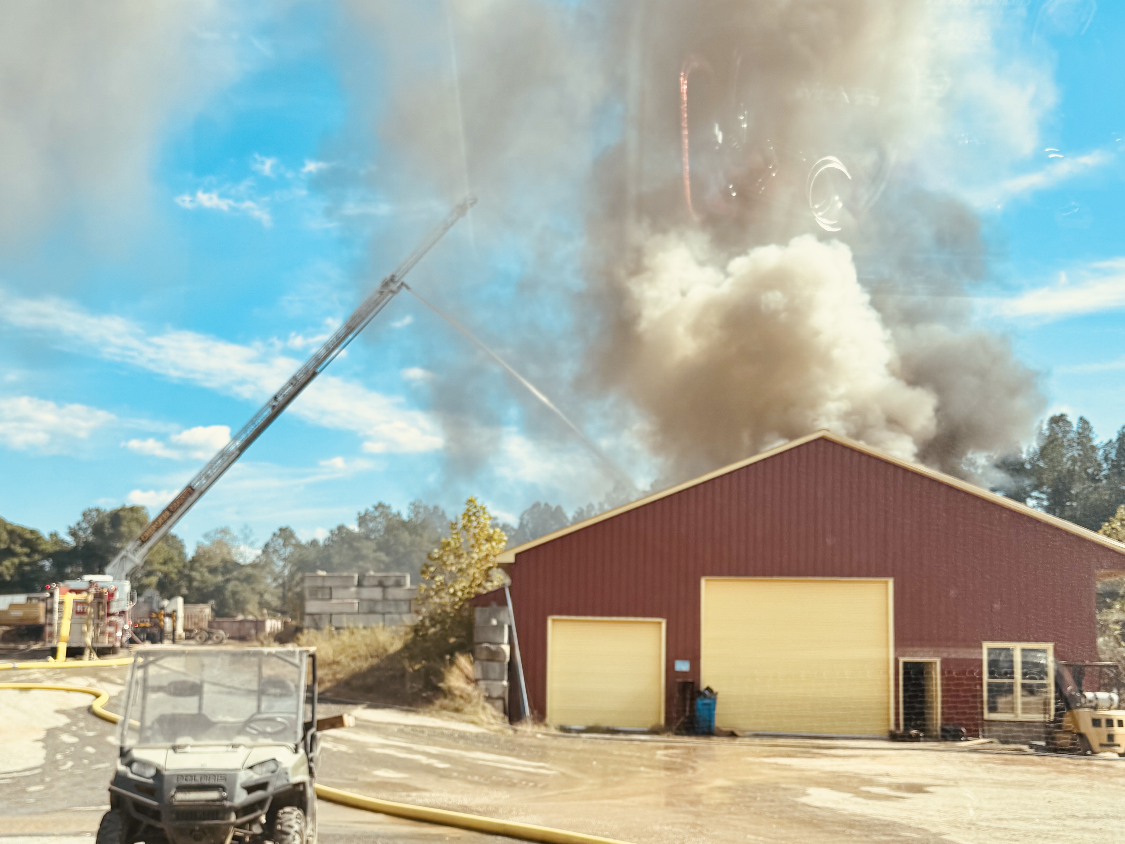 Firefighters Contain Fire at Recycling Facility Near Ball Ground Firefighters Contain Fire at Recycling Facility Near Ball Ground