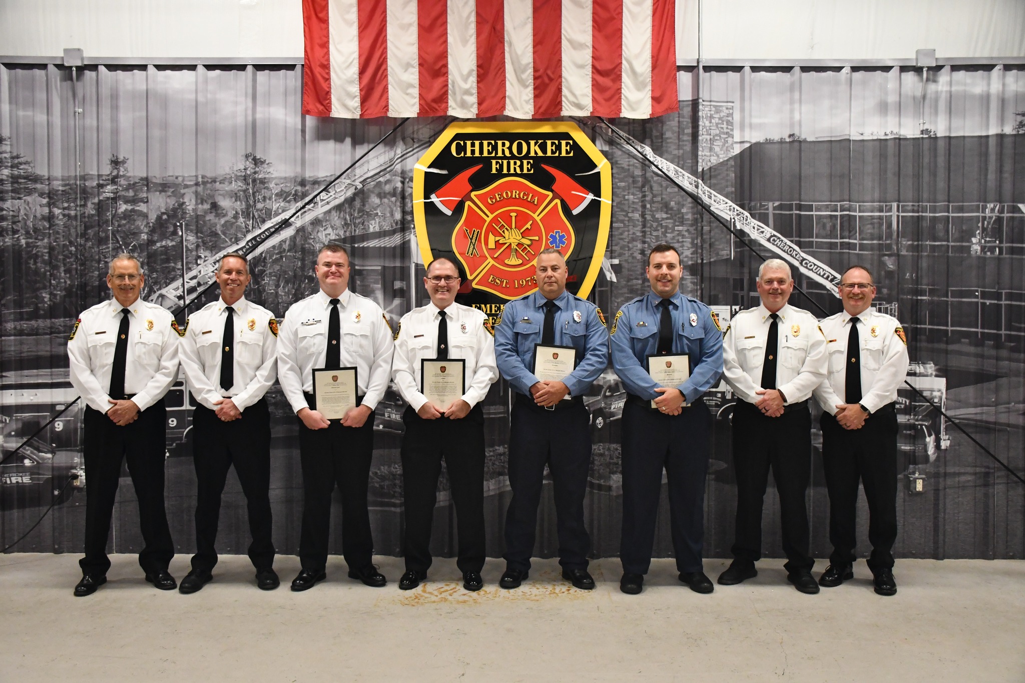 Fire Department Honors Four Members in Promotion Ceremony Fire Department Honors Four Members in Promotion Ceremony