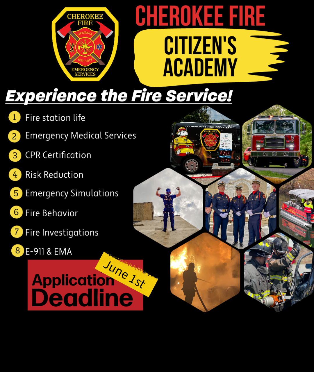 Now Accepting Applications for our Fall Citizen's Fire Academy Now Accepting Applications for our Fall Citizen's Fire Academy